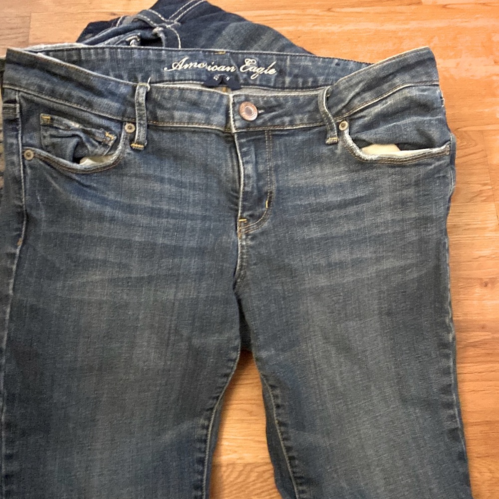 American Eagle jeans.